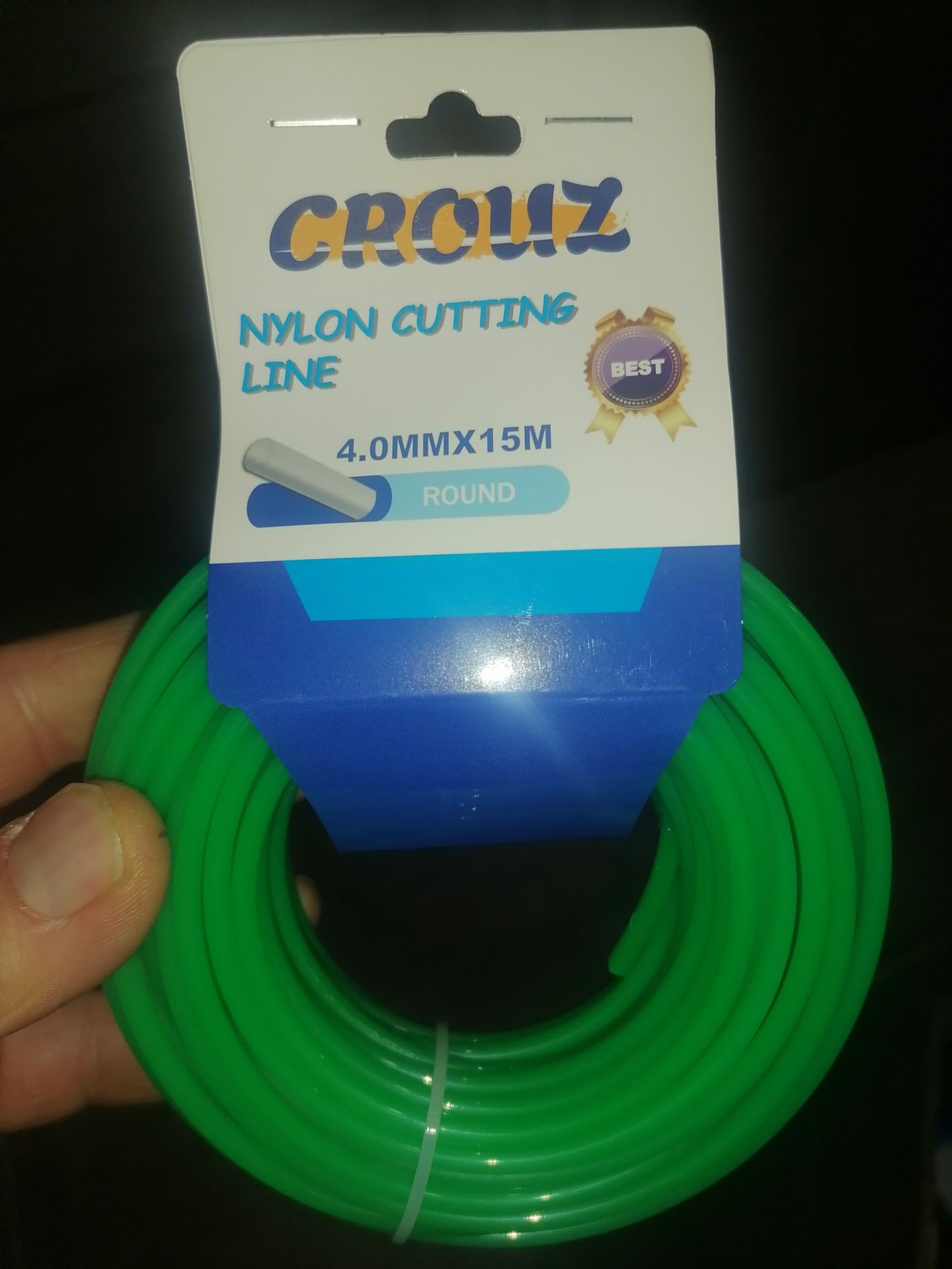 نخ15متر.سبز.گرد4mm